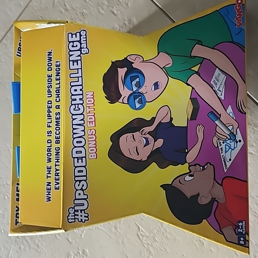 Vango UpsideDownChallenge Game - Complete Fun Challenges with Upside Down Goggle